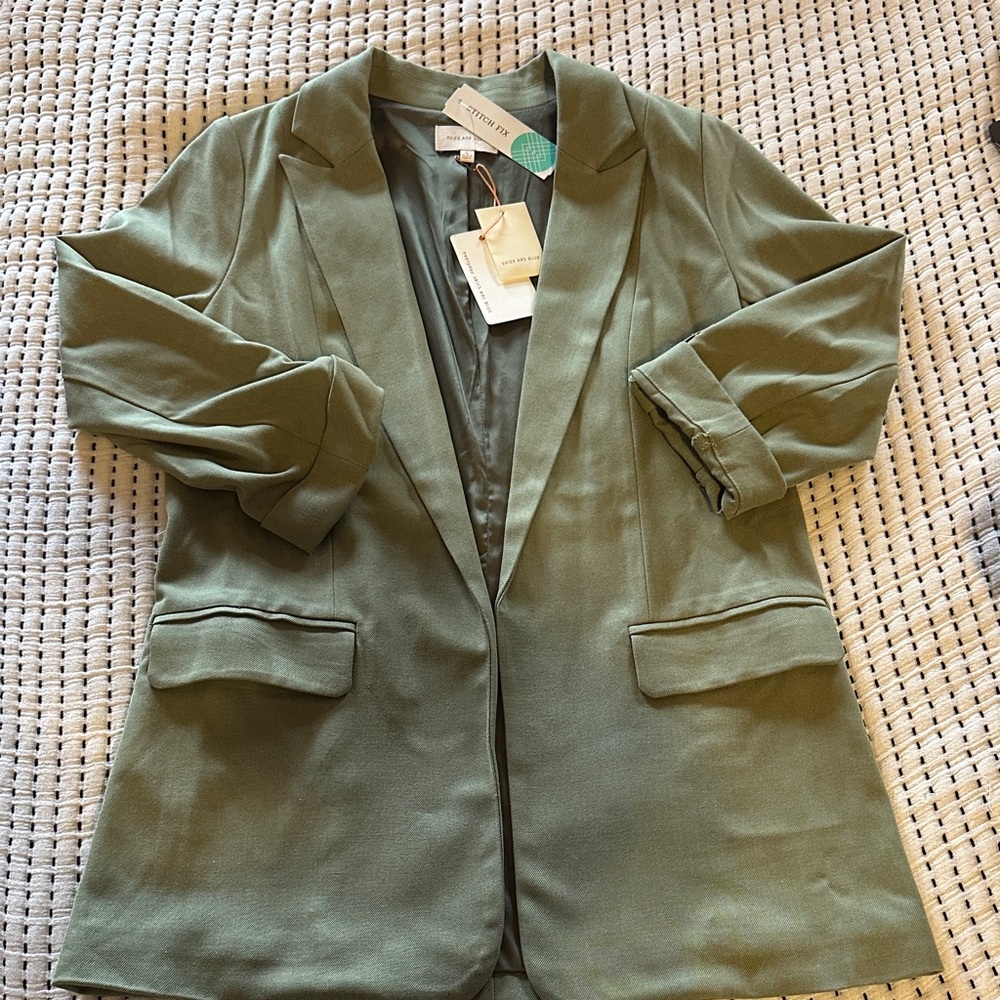 NWT Ladies Green Blazer